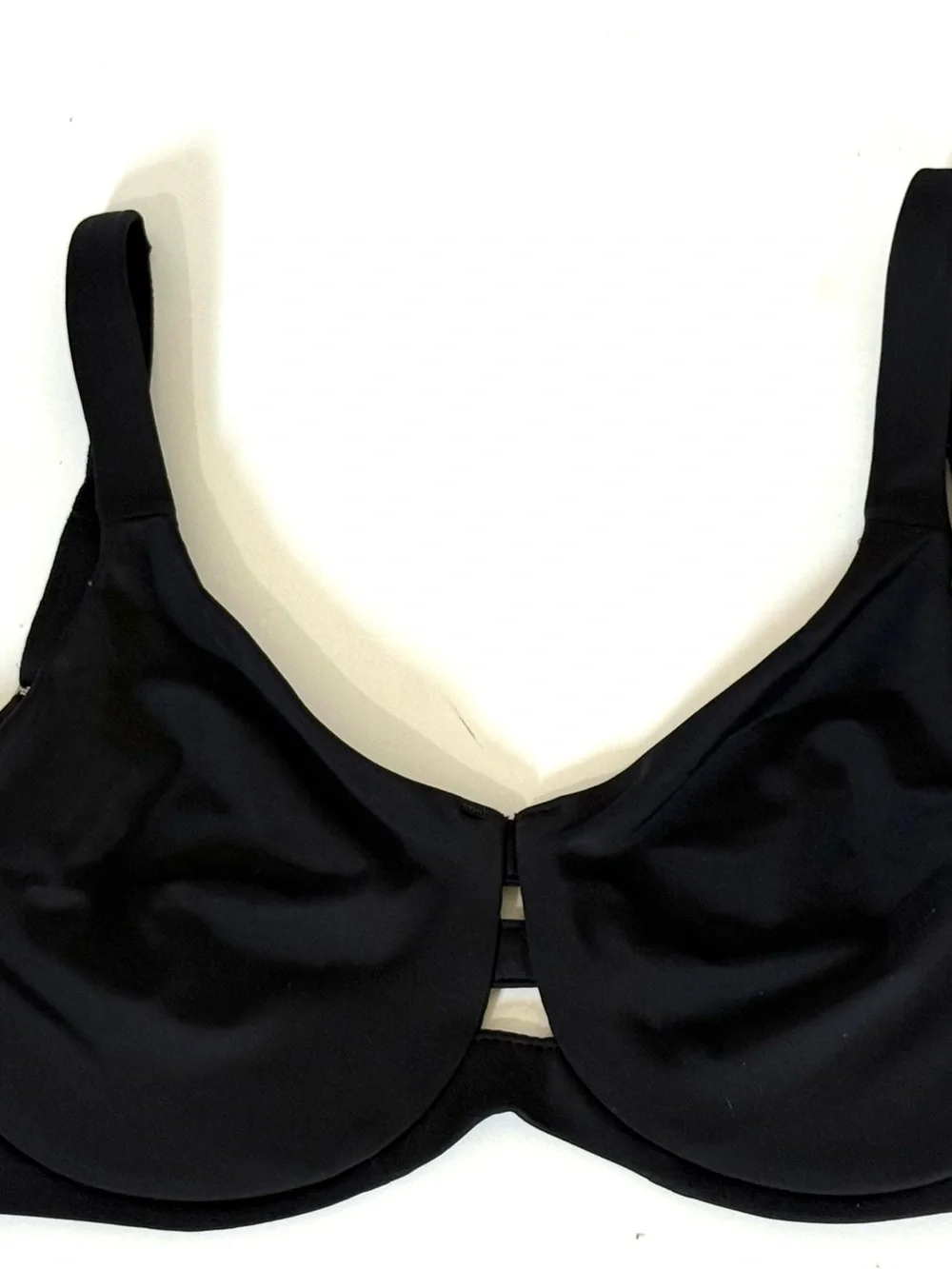 Spanx Low Profile minimizer Bra Black Underwire Size 32DD NEW - Picture 3 of 8